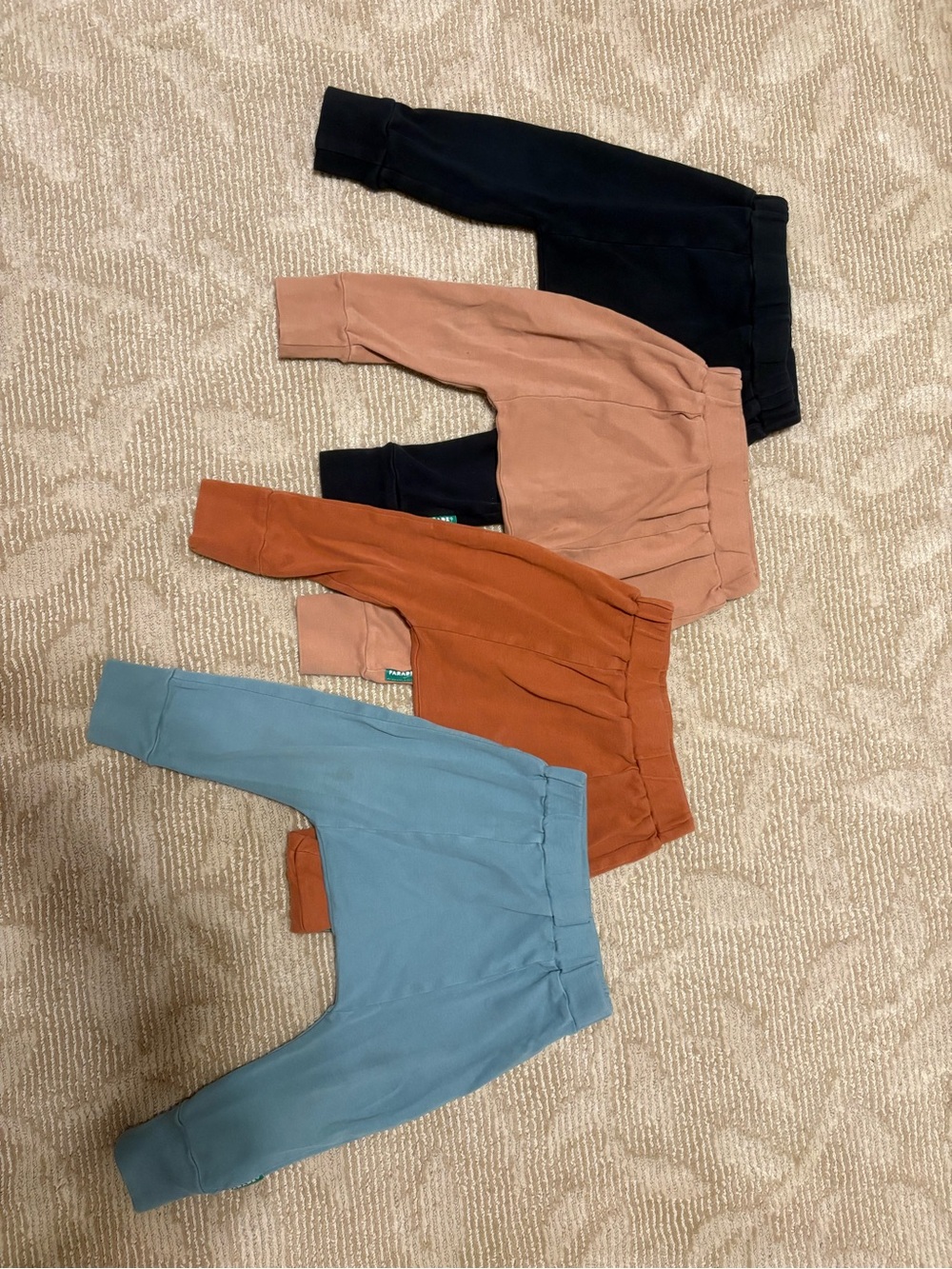 Parade Kids Toddler Jogger Pants Pack - Blue, Rust, Blush & Black